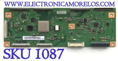 T-CON ORIGINAL PARA TV SONY BRAVIA / NUMERO DE PARTE 7011A / 6871L-7011A / 6870C-0931A / LE550PQL (HQ)(A1) / V22-65U-SONY-CPCB / PANEL YDCM055UNG01 / MODELO XR-55A80K / XR55A80K / XR-55A80CK / XR55A80CK